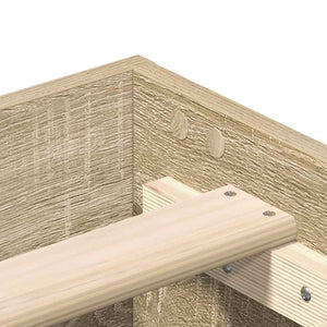 Bettgestell Sonoma Eiche 100x200 cm