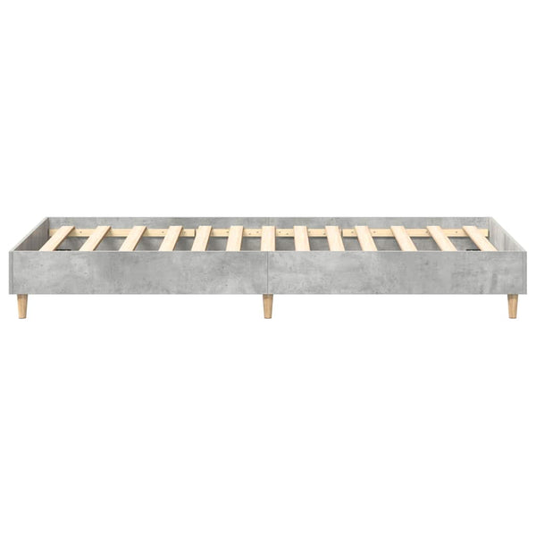Bettgestell Betongrau 100x200 cm