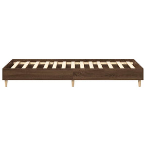 Bettgestell Braun Eichen-Optik 100x200 cm