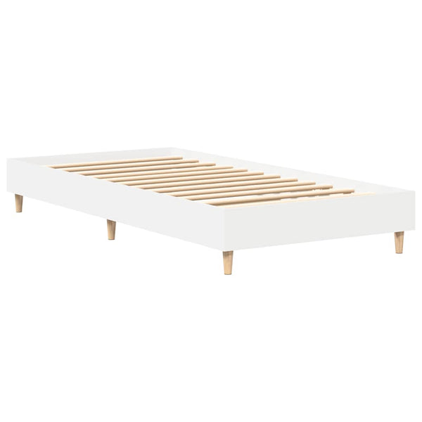 Bettgestell Weiß 90x200 cm ohne Matratze