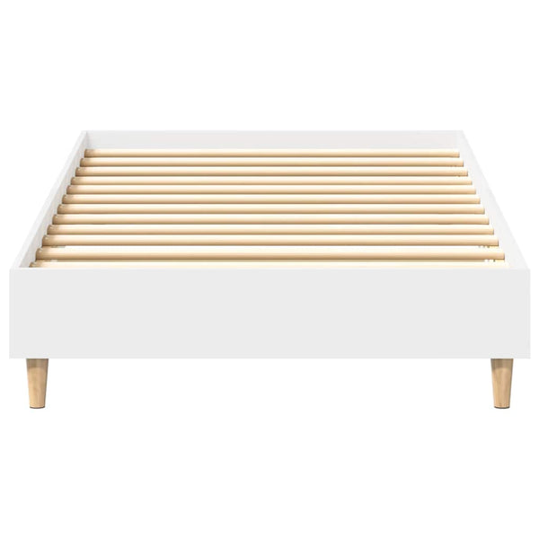 Bettgestell Weiß 90x200 cm ohne Matratze