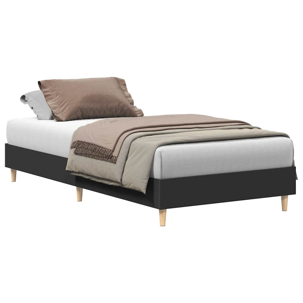 Bettgestell Schwarz 90x200 cm