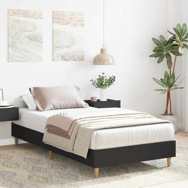 Bettgestell Schwarz 90x200 cm