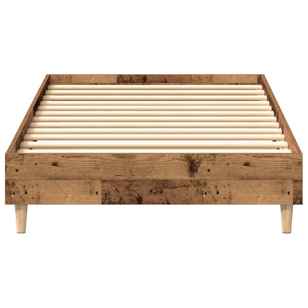 Bettgestell 90x200 cm Altholz-Optik