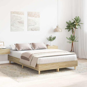 Bettgestell Sonoma-Eiche 140x190 cm