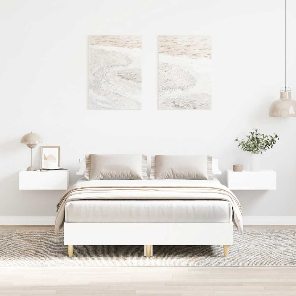 Bettgestell Weiß 135x190 cm