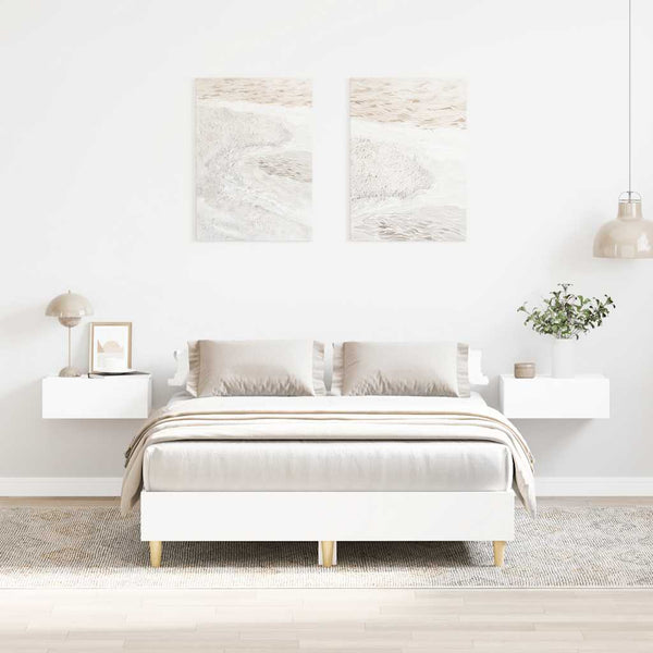 Bettgestell Weiß 135x190 cm