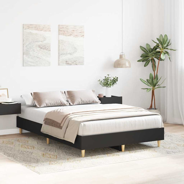 Bettgestell Schwarz 135x190 cm