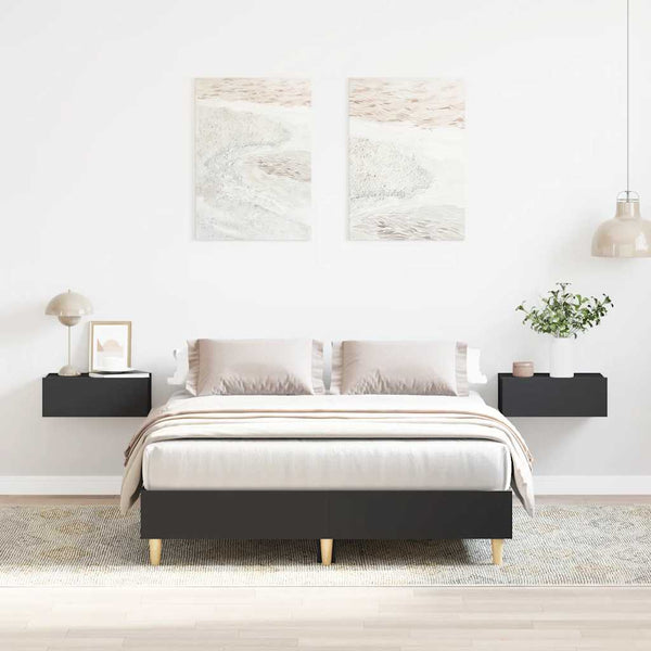 Bettgestell Schwarz 135x190 cm