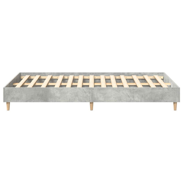 Bettgestell Betongrau 135x190 cm