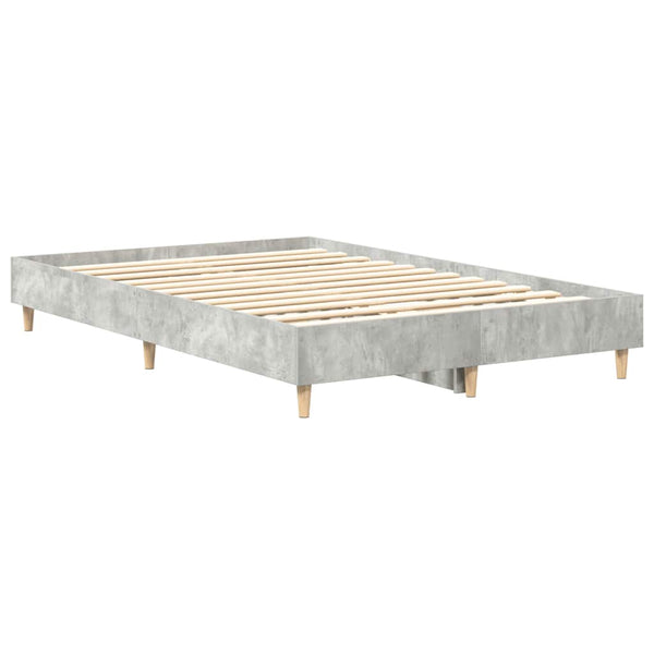 Bettgestell Betongrau 135x190 cm
