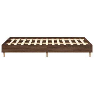 Bettgestell Braun Eichen-Optik 135x190 cm