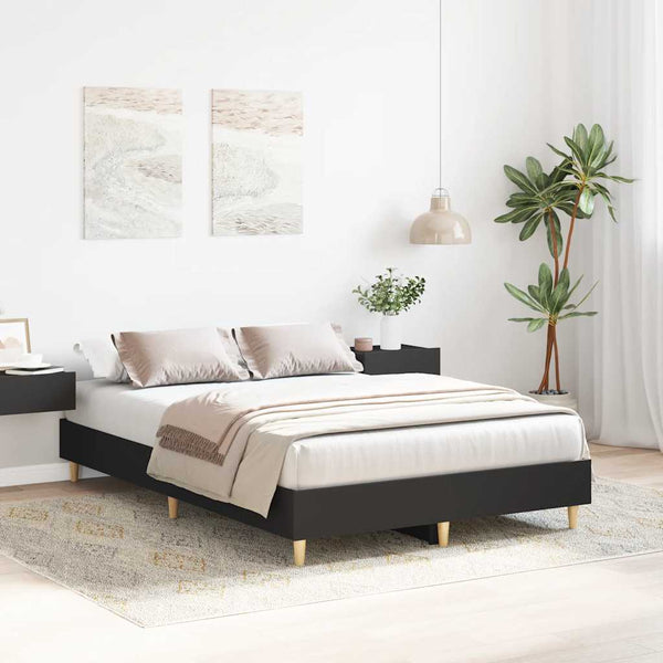 Bettgestell Schwarz 120x190 cm