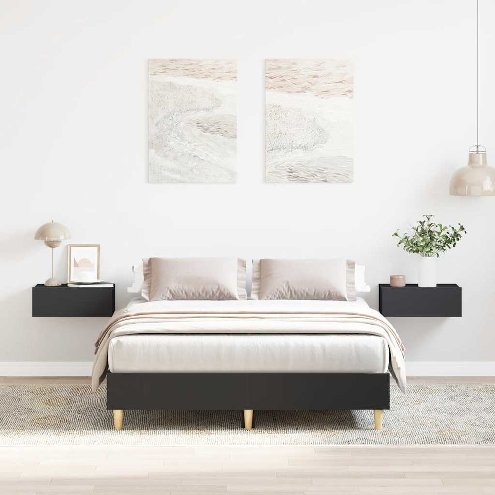 Bettgestell Schwarz 120x190 cm