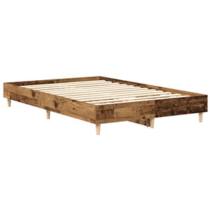 Bettgestell 120x190 cm Altholz-Optik