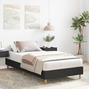 Bettgestell Schwarz 90x190 cm