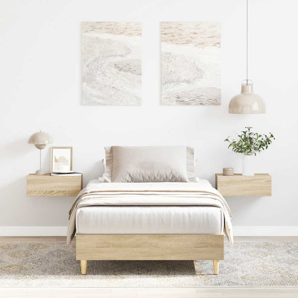 Bettgestell Sonoma Eiche 90x190 cm