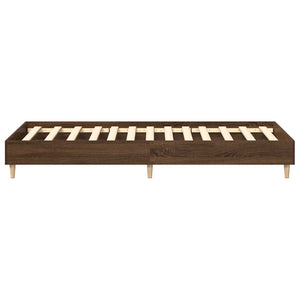 Bettgestell Braun Eichen-Optik 90x190 cm