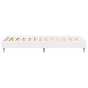 Bettgestell Weiß 75x190 cm