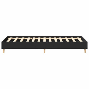 Schwarzes Bettgestell 75x190 cm