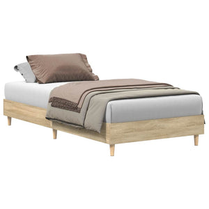 Bettgestell Sonoma-Eiche 75x190 cm