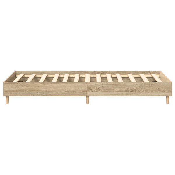 Bettgestell Sonoma-Eiche 75x190 cm