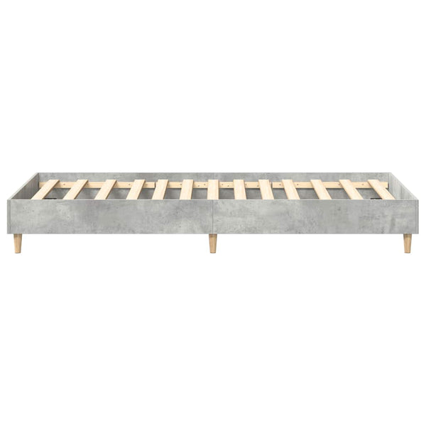 Bettgestell Betongrau 75x190 cm