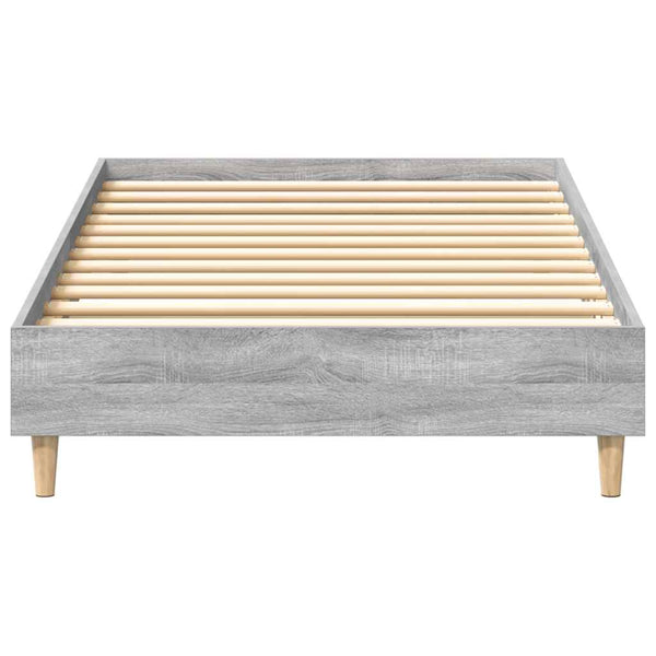 Bettgestell Grau Sonoma 75x190 cm