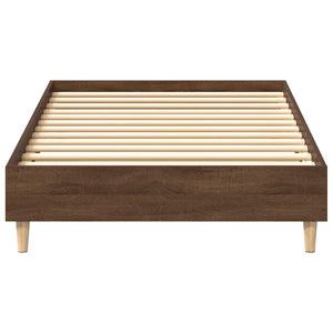 Bettgestell 75x190 cm Braun Eiche
