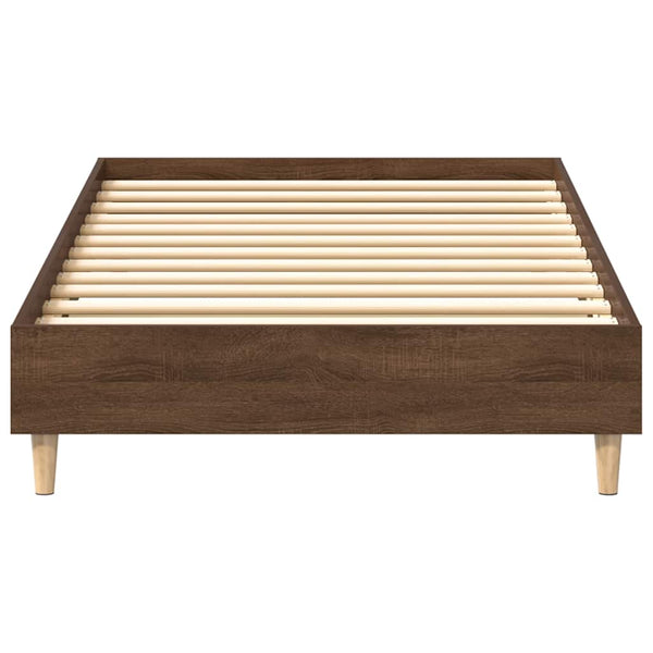 Bettgestell 75x190 cm Braun Eiche