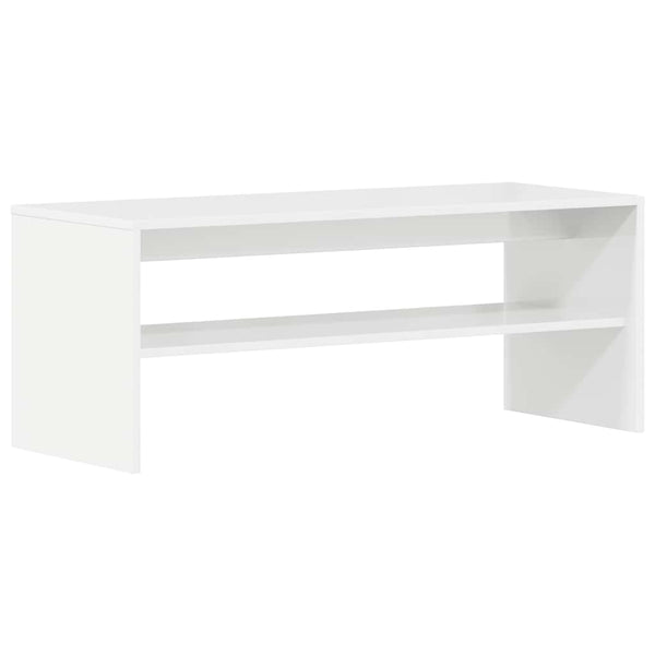 TV-Schrank Hochglanz Weiß 100 cm
