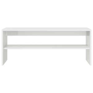 TV-Schrank Hochglanz Weiß 100 cm