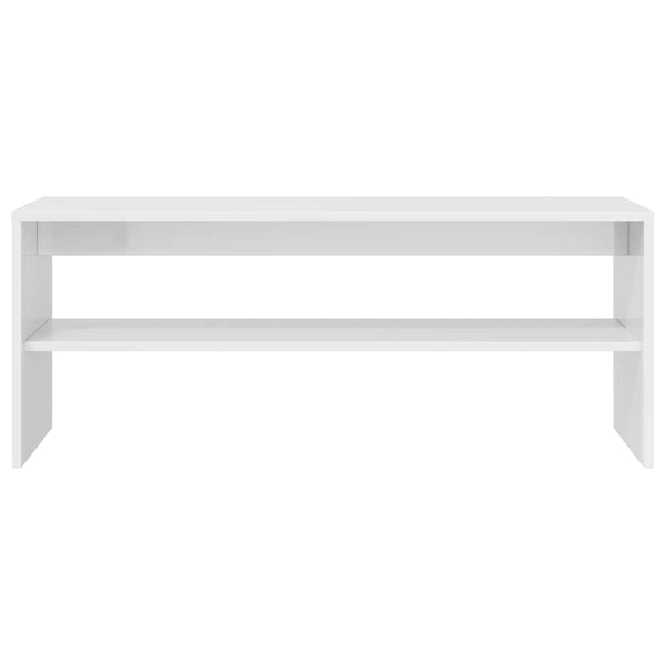 TV-Schrank Hochglanz Weiß 100 cm