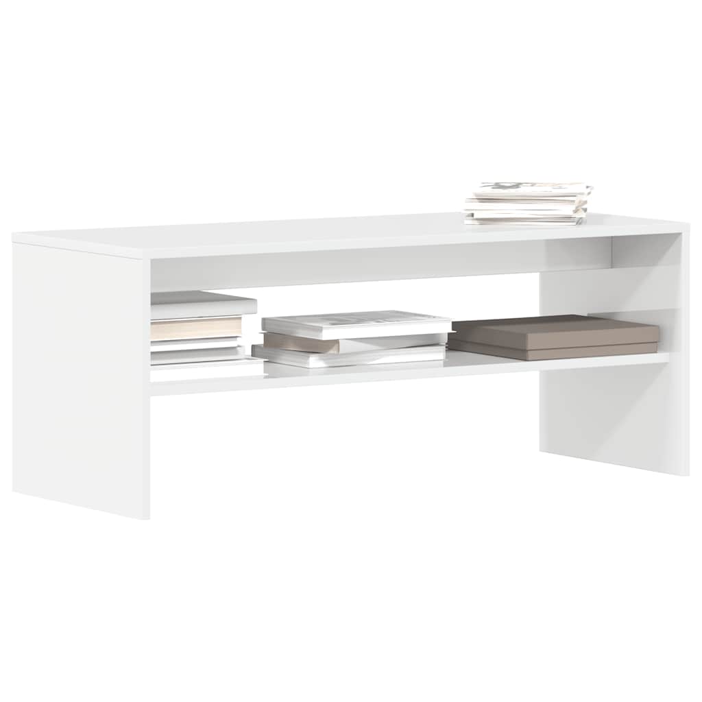 TV-Schrank Hochglanz Weiß 100 cm