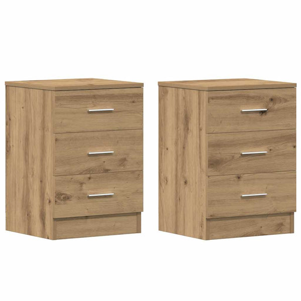 Nachttische 2er Set Artisan Eiche