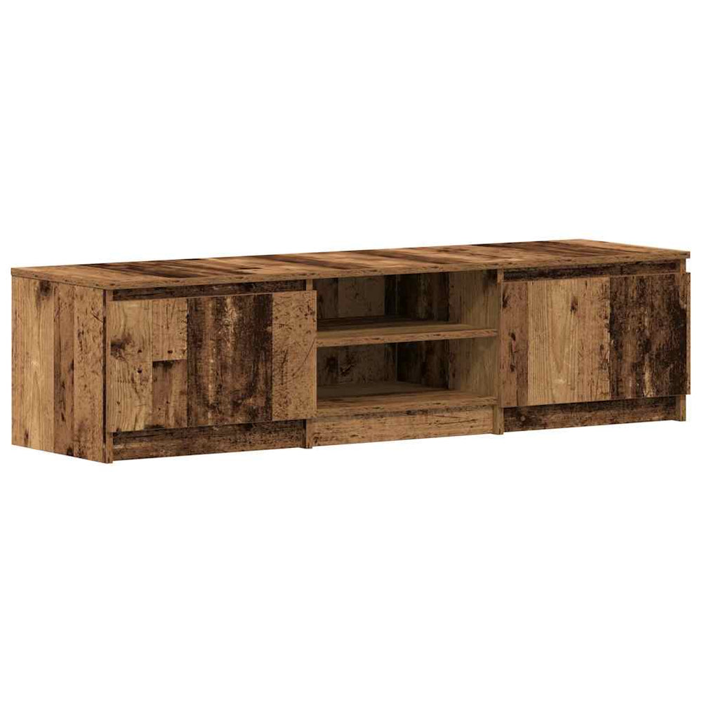 vidaXL Meuble TV aspect bois de récupération 140 x 40 x 36 cm Bois d'ingénierie