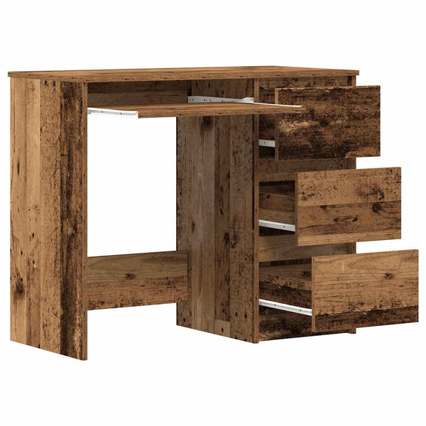 Schreibtisch Altholz-Optik 90 cm