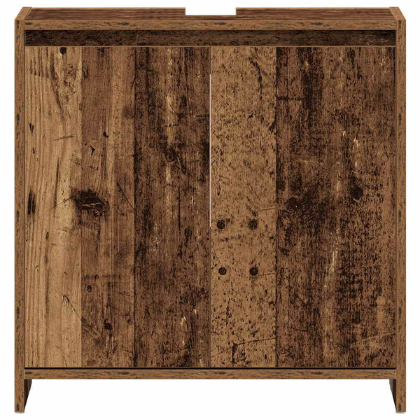 Waschbeckenunterschrank Altholz-Optik 60 cm