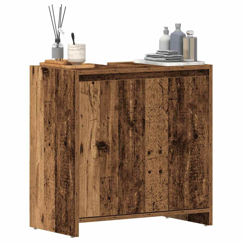 Waschbeckenunterschrank Altholz-Optik 60 cm