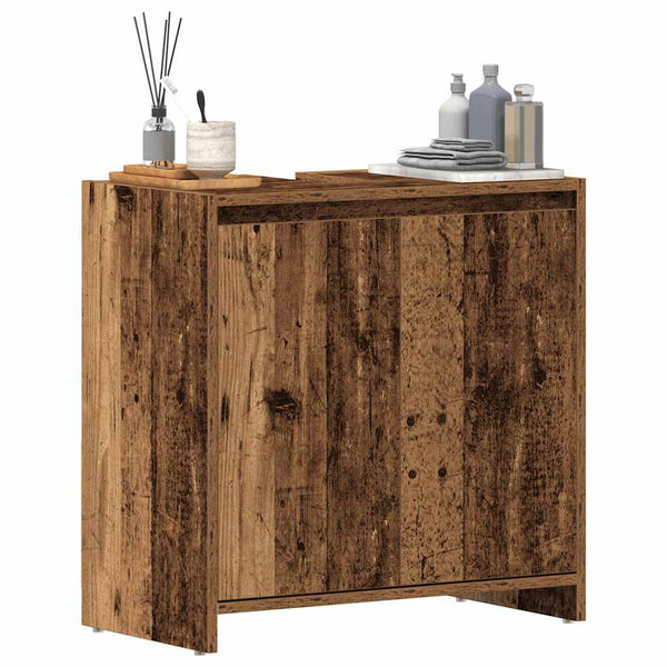 Waschbeckenunterschrank Altholz-Optik 60 cm