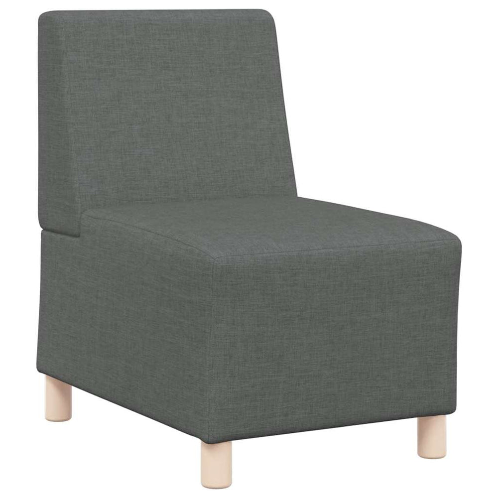 Modulares Sofa Dunkelgrau Stoff 55 cm