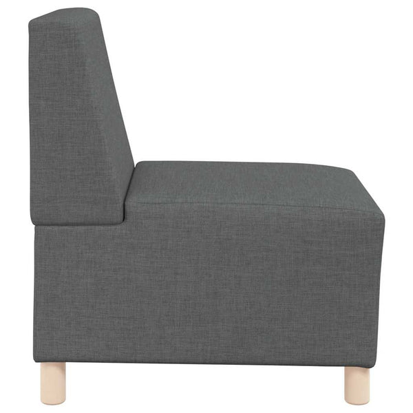 Modulares Sofa Dunkelgrau Stoff 55 cm