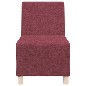 Modulares Sofa Burgunderrot Stoff 55 cm