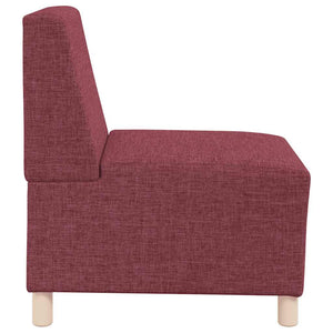 Modulares Sofa Burgunderrot Stoff 55 cm