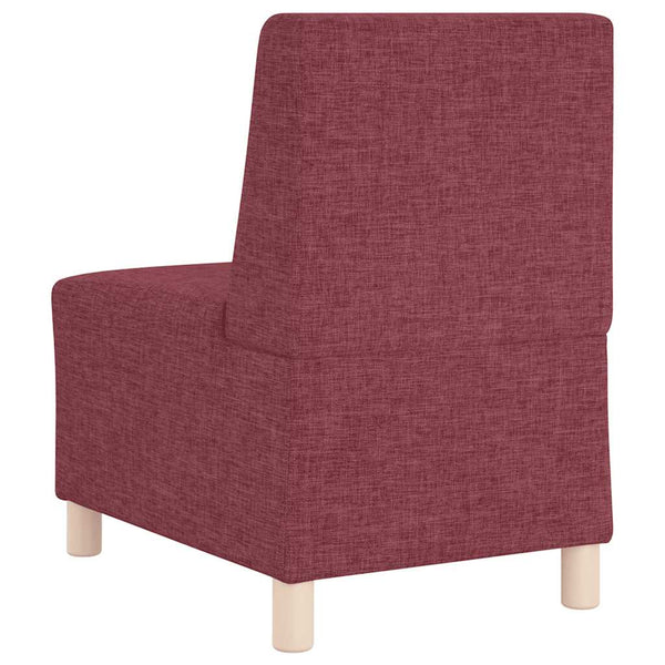 Modulares Sofa Burgunderrot Stoff 55 cm