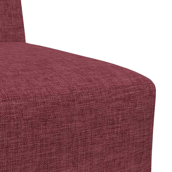 Modulares Sofa Burgunderrot Stoff 55 cm