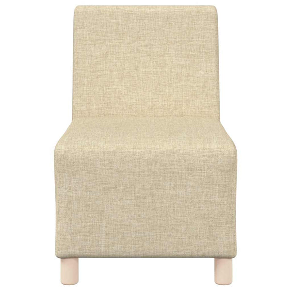 Modulares Sofa Creme Stoff 55cm