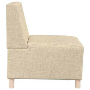 Modulares Sofa Creme Stoff 55cm