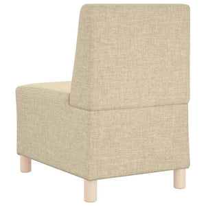 Modulares Sofa Creme Stoff 55cm
