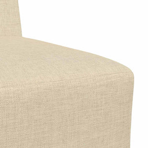 Modulares Sofa Creme Stoff 55cm